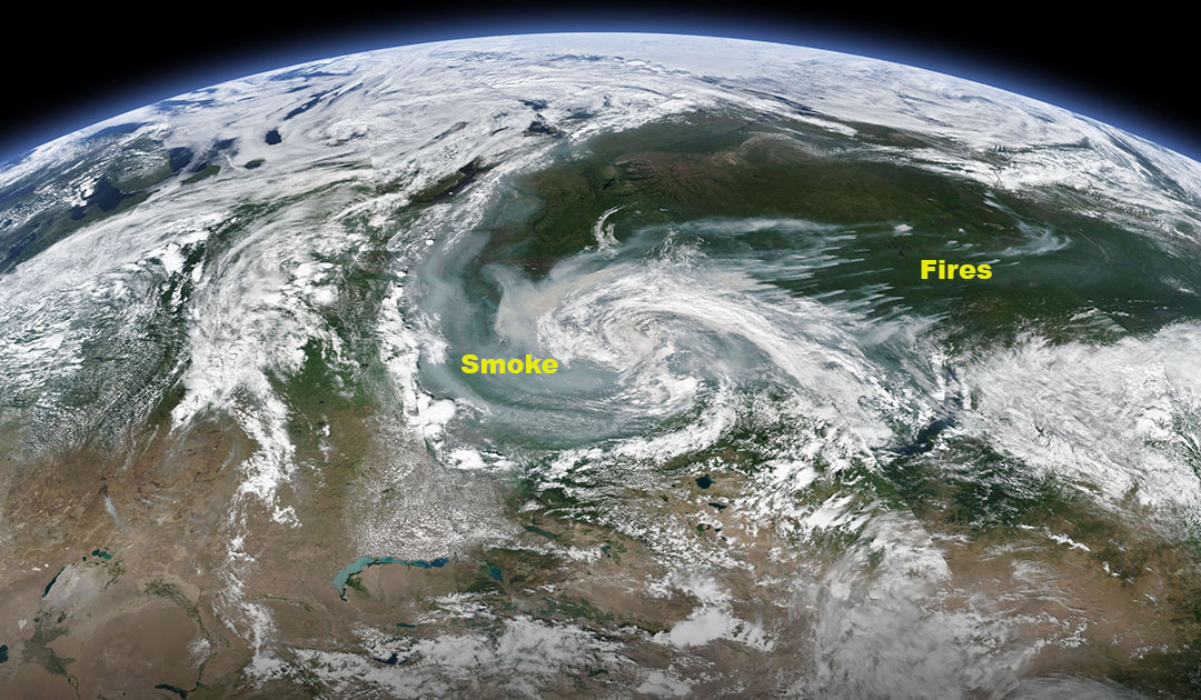 Satelliten erkennen Brände in der Tundra