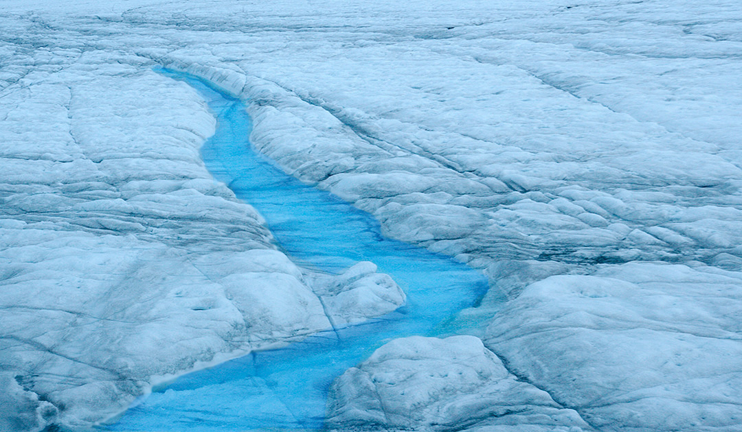 Greenland ice sheet with record loss