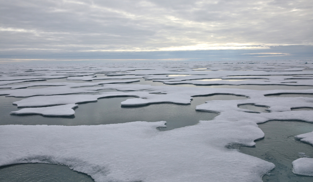 Zweitniedrigste Meereisausdehnung in der Arktis verzeichnet