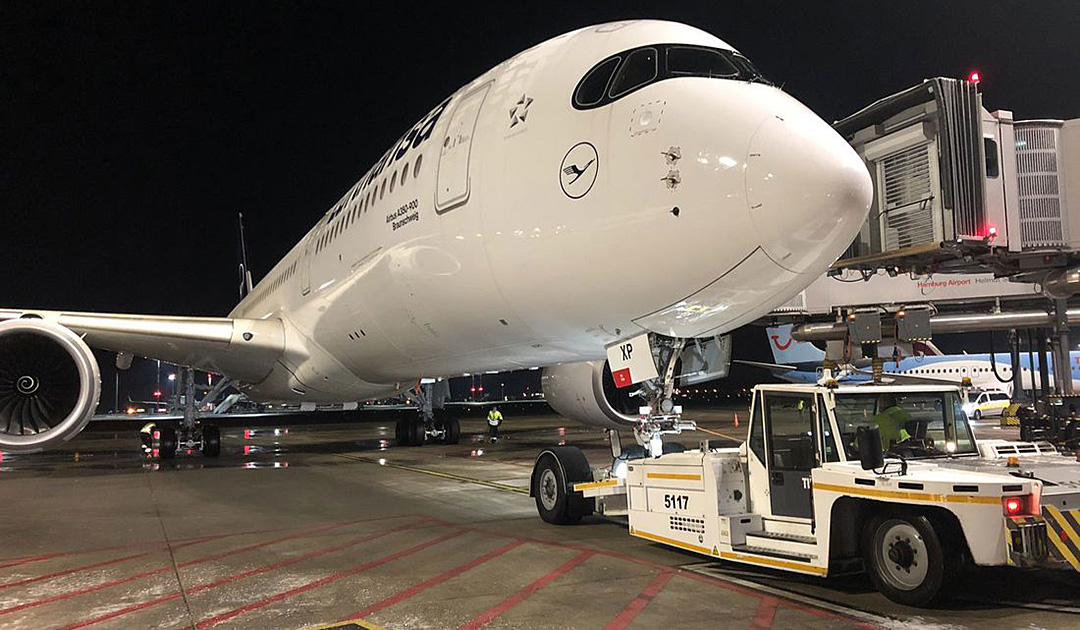 Lufthansa special flight – landing after 15 hours