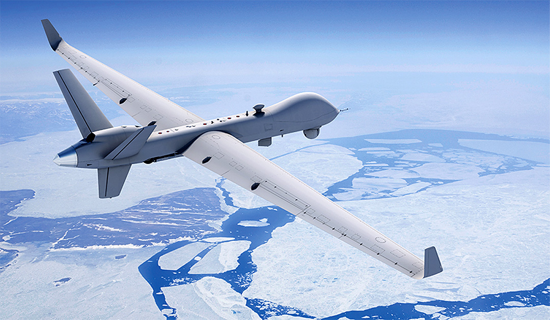 Reaper drone tested in the Arctic