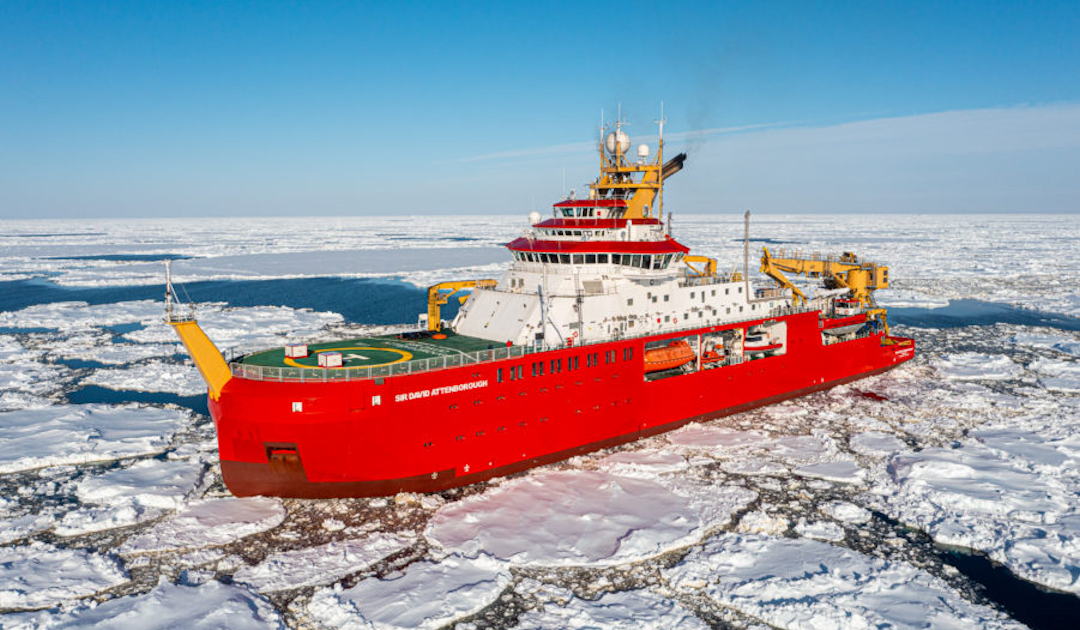 Britisches Forschungsschiff beendet Praxistests im Eis