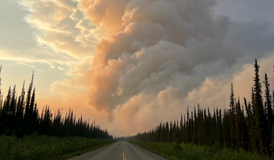 Big fires also plague Canada’s Arctic north