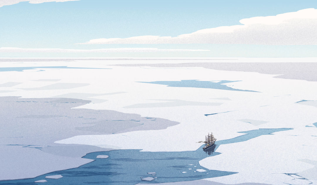 Un célèbre livre sur l’Antarctique se décline en roman graphique