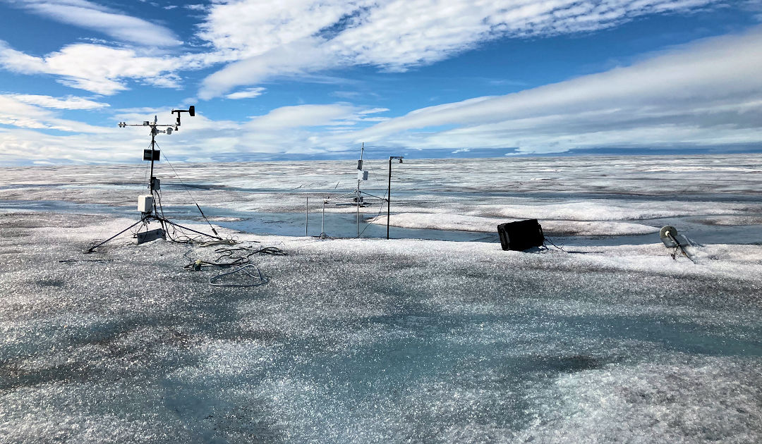 L’automne le plus chaud mesuré sur la calotte glaciaire du Groenland