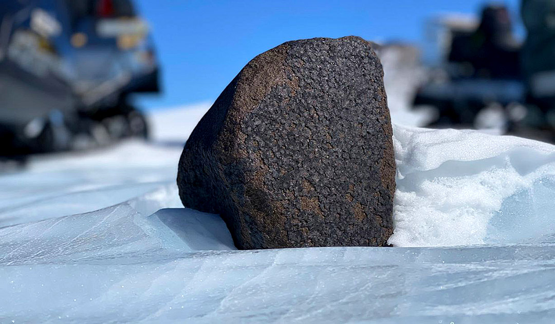Rare meteorite found in Antarctica