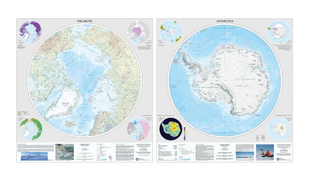 New polar maps offer a snapshot of regions in flux