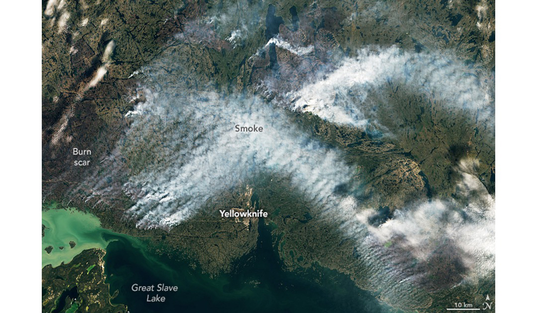 Nordwest-Territorien im Griff der Waldbrände