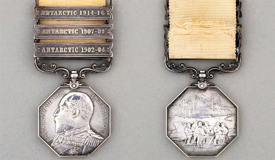 Acheteur britannique recherché pour la médaille Shackleton