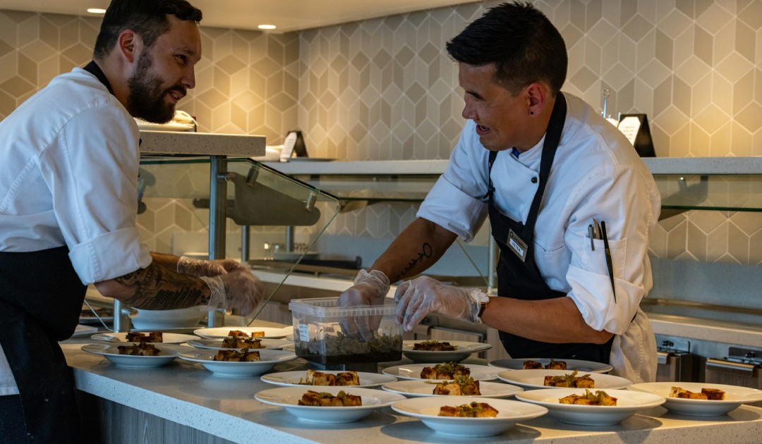 Miki cooks Inuit food on cruise ships to teach passengers about his culture
