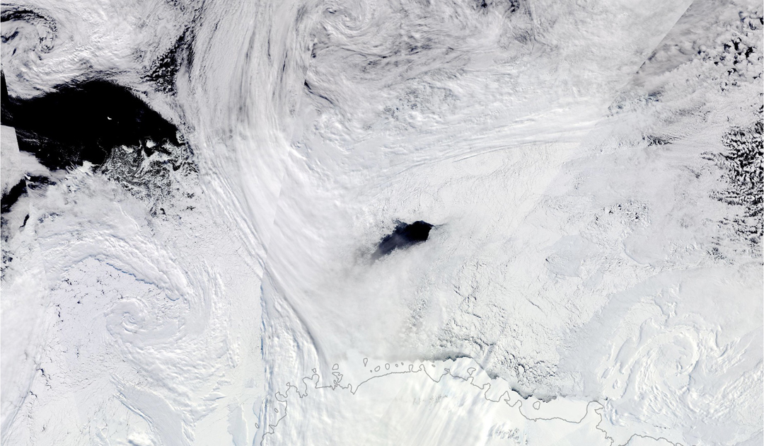 Einer Polynya im Weddellmeer fehlte es nicht an Salz