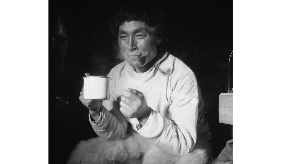 Eko Pilok used to live in Canada and went on muskox hunts on Ellesmere Island where he mated his female dogs with wolves. Photo: Erik Holtved, Arctic Institute